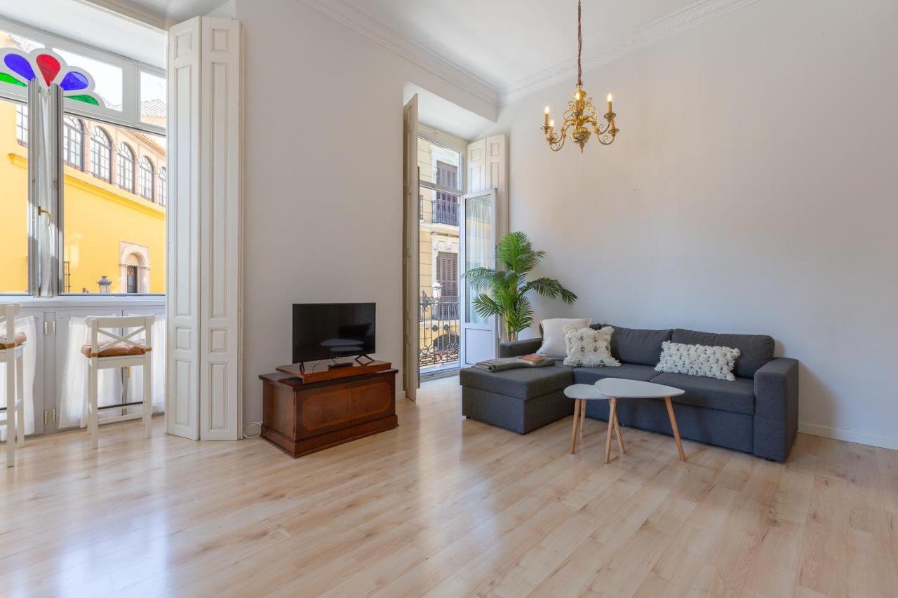 Luminoso Apartamento De Dos Habitaciones Con Vistas A Las Catedral 말라가 외부 사진