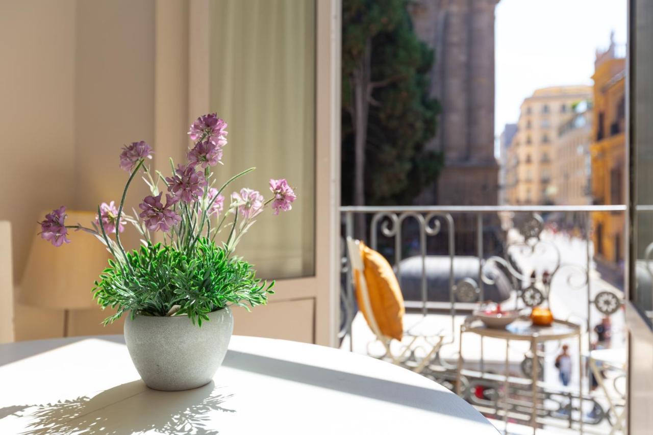 Luminoso Apartamento De Dos Habitaciones Con Vistas A Las Catedral 말라가 외부 사진