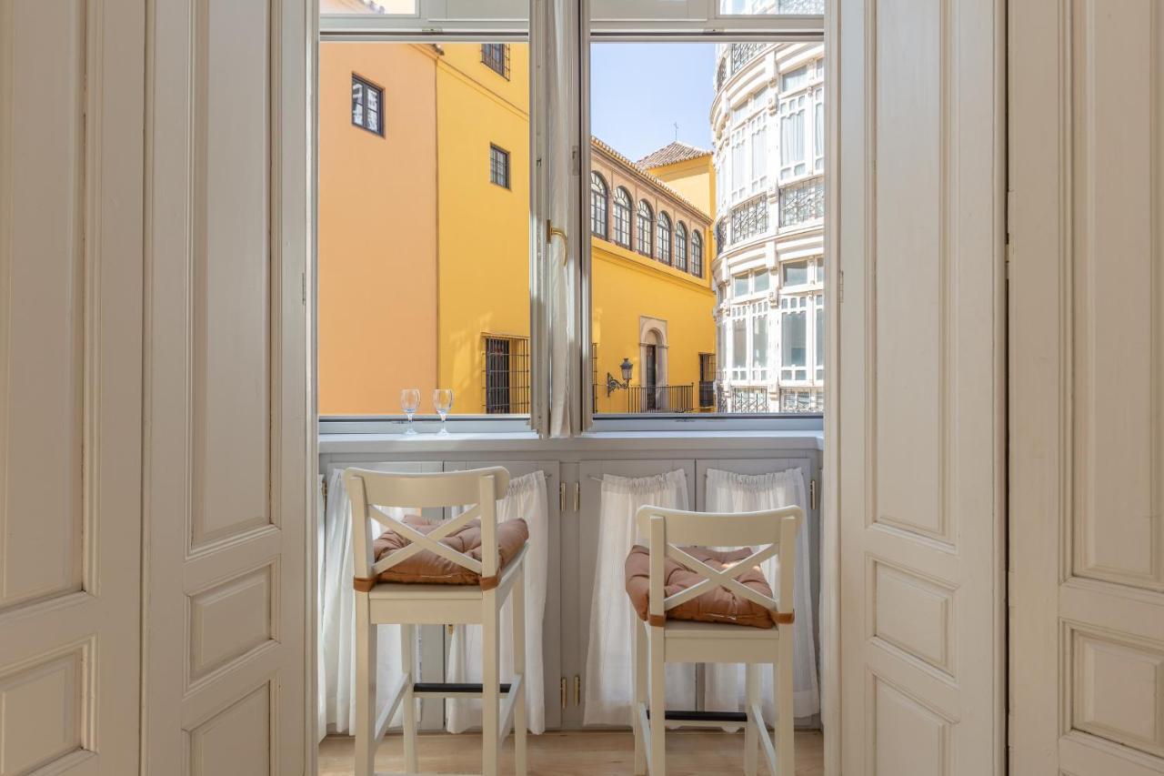 Luminoso Apartamento De Dos Habitaciones Con Vistas A Las Catedral 말라가 외부 사진