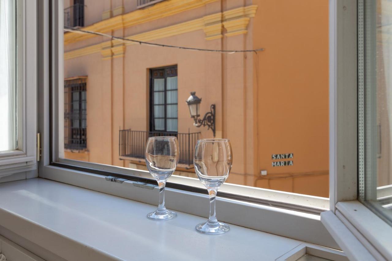 Luminoso Apartamento De Dos Habitaciones Con Vistas A Las Catedral 말라가 외부 사진